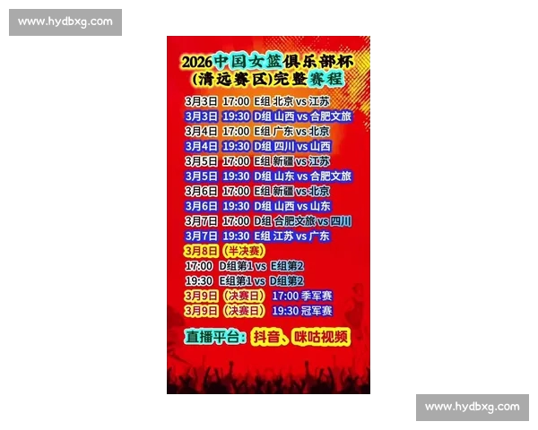 2026年CBA赛程查询及球队对阵安排详细解析 2026年CBA赛程查询及球队对阵安排详细解析